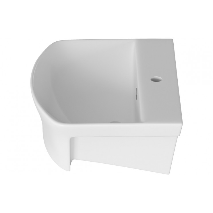 Sandro 500x400mm 1TH Semi Recessed Basin