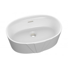 Deco 460x320mm Resin Washbowl - White