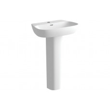 Amyris 600x400mm 1TH Basin & Full Pedestal