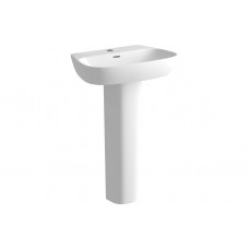 Tilia 600x400mm 1TH Basin & Full Pedestal