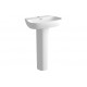 Tilia 600x400mm 1TH Basin & Full Pedestal