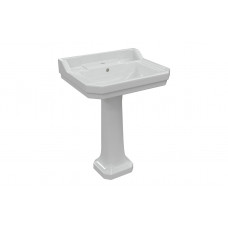 Sherbourne 600x500mm 1TH Basin & Full Pedestal