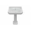 Sherbourne 600x500mm 1TH Basin & Full Pedestal