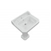 Sherbourne 600x500mm 1TH Basin & Full Pedestal