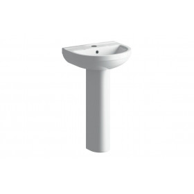 Laurus 500x390mm 1TH Basin & Full Pedestal Laurus 500x390mm 1TH Basin & Full Pedestal