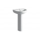 Laurus 500x390mm 1TH Basin & Full Pedestal