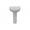 Tuscany 450x400mm 1TH Basin & Full Pedestal
