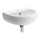 Tuscany 450x380mm 1TH Cloakroom Basin & Chrome Bottle Trap