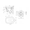 Tilia Rimless Wall Hung WC & Soft Close Seat