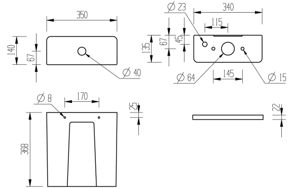 Tilia Rimless Close Coupled Fully Shrouded Short Projection WC & Soft Close Seat