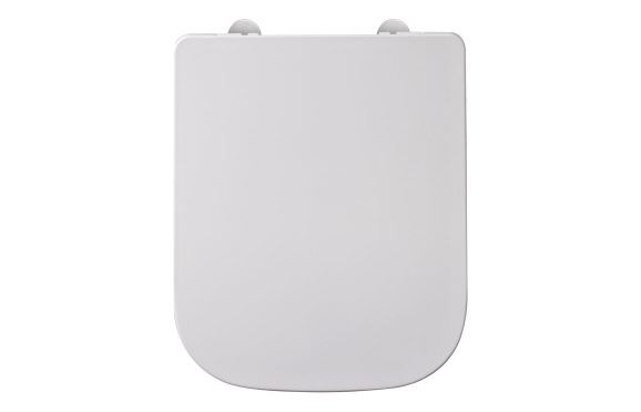 Tilia Square Soft Close Toilet Seat (Slim Depth) - White