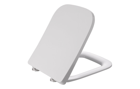 Tilia Square Soft Close Toilet Seat (Slim Depth) - White Tilia Square Soft Close Toilet Seat (Slim Depth) - White