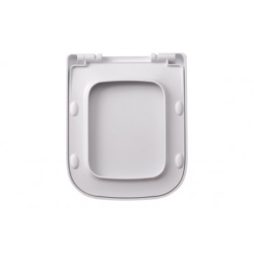 Tilia Square Soft Close Toilet Seat (Slim Depth) - White