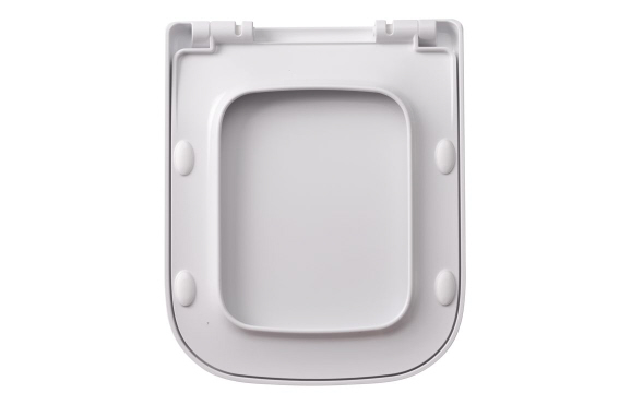 Tilia Square Soft Close Toilet Seat (Slim Depth) - White