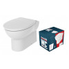 //2Go Rimless Back To Wall WC & Soft Close Seat