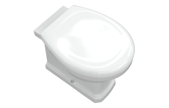 Sherbourne Soft Close Toilet Seat Only - White