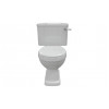 Sherbourne Close Coupled WC & Satin White Wood Effect Seat Sherbourne Close Coupled WC & Satin White Wood Effect Seat