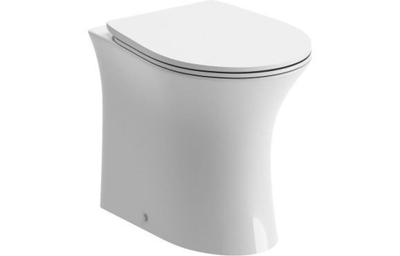 Sandro Soft Close Toilet Seat - White Sandro Soft Close Toilet Seat - White