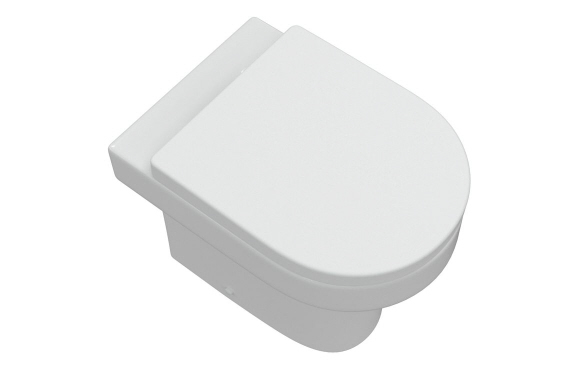 Laurus Rimless Back To Wall Comfort Height WC & Soft Close Seat