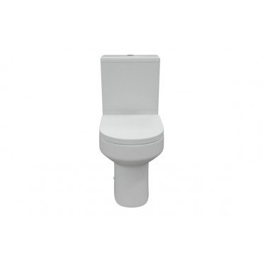 Laurus Rimless Close Coupled Fully Shrouded WC & Soft Close Seat