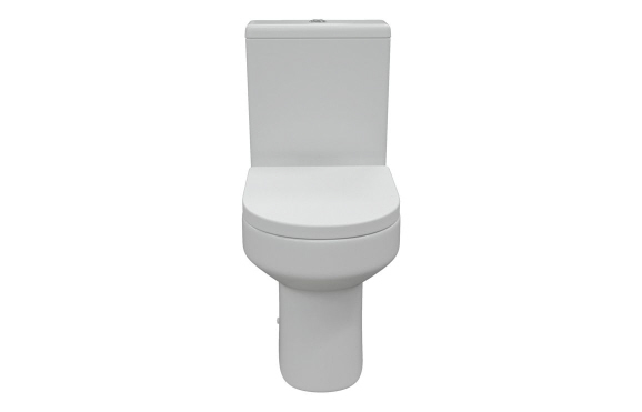 Laurus Rimless Close Coupled Fully Shrouded WC & Soft Close Seat