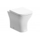 Cedarwood Rimless Back To Wall WC & Wrapover Soft Close Seat