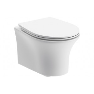 Sandro Rimless Wall Hung WC & Soft Close Seat