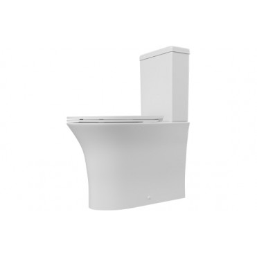 Sandro Rimless Close Coupled Fully Shrouded WC & Soft Close Seat
