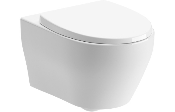 Lily Slim Soft Close Toilet Seat - White Lily Slim Soft Close Toilet Seat - White