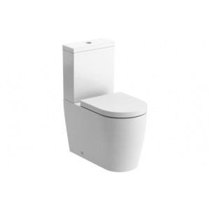 Cilantro Rimless Close Coupled Fully Shrouded Comfort Height WC & Soft Close Seat