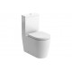 Cilantro Rimless Close Coupled Fully Shrouded Comfort Height WC & Soft Close Seat