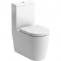 Cilantro Rimless Close Coupled Fully Shrouded Comfort Height WC & Soft Close Seat