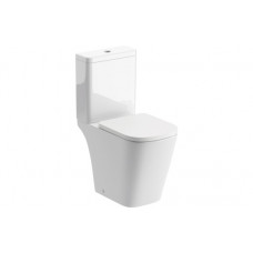 Tilia Rimless Close Coupled Open Back Short Projection WC & Soft Close Seat