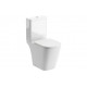 Tilia Rimless Close Coupled Open Back Short Projection WC & Soft Close Seat