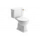 Sherbourne Close Coupled WC & Soft Close Seat w/Br.Brass Finishes