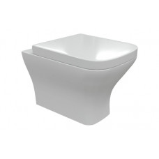 Cedarwood Rimless Comfort Height Back To Wall WC & Wrapover Soft Close Seat