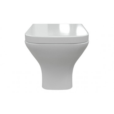 Cedarwood Rimless Comfort Height Back To Wall WC & Wrapover Soft Close Seat Cedarwood Rimless Comfort Height Back To Wall WC & Wrapover Soft Close Seat