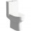 Laurus Rimless Close Coupled Open Back WC & Soft Close Seat