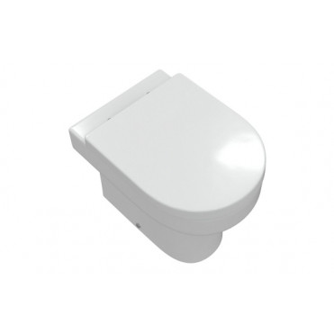 Laurus Rimless Back To Wall WC & Soft Close Seat