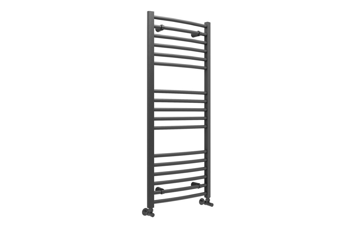 Grada Curved 30mm Ladder Radiator (500x1200x30mm) - Anthracite
