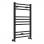 Grada Straight 30mm Ladder Radiator (500x800x30mm) - Matt Black