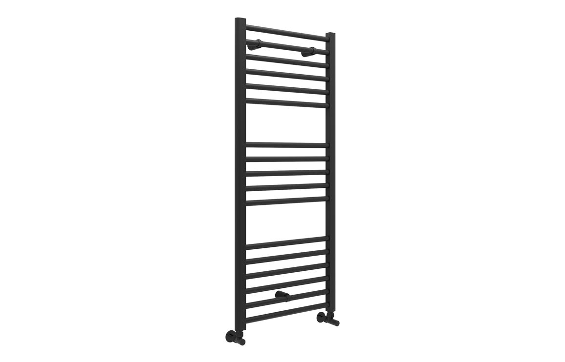 Grada Straight 30mm Ladder Radiator (500x1200x30mm) - Matt Black
