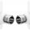 Patterned White Radiator Valves - Angled