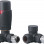 Round Thermostatic Anthracite Radiator Valves - Corner