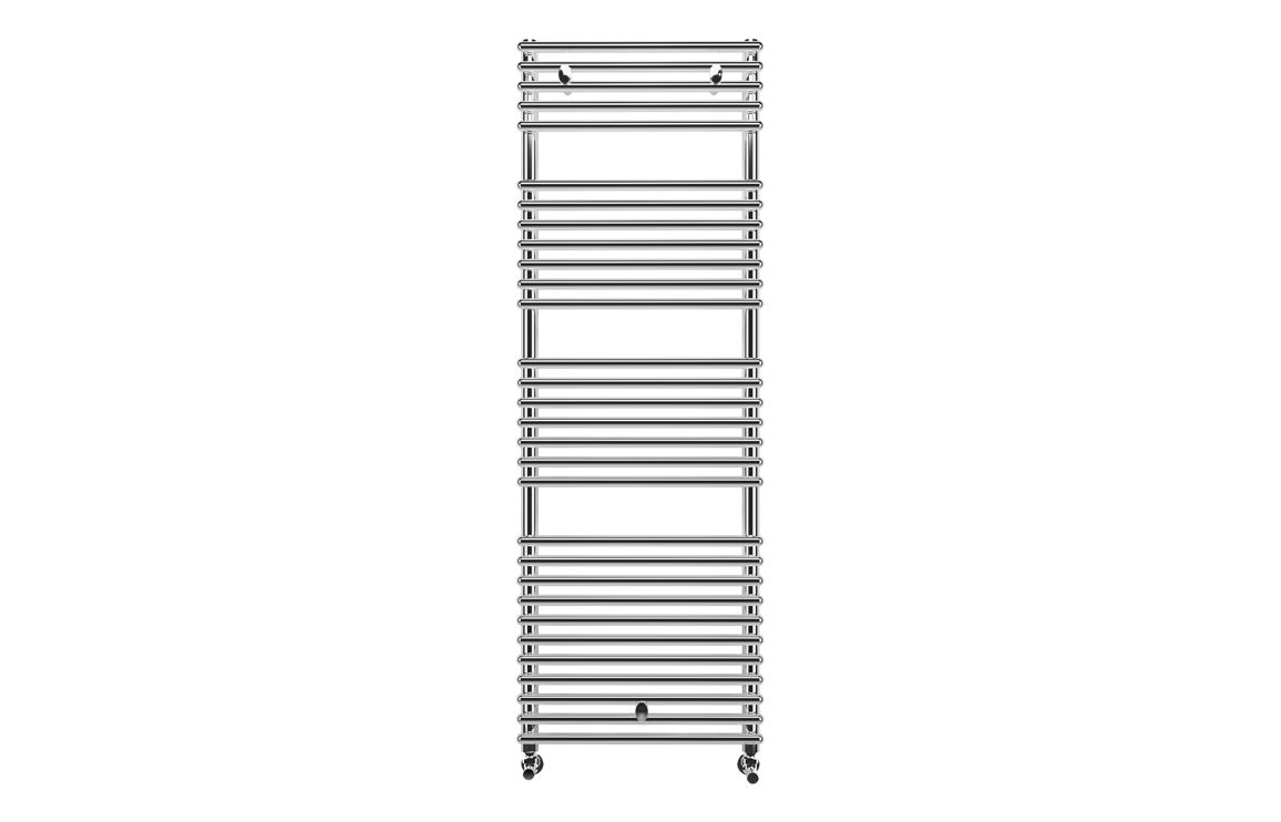 Teplo Round Ladder Radiator (500x1450mm) - Chrome