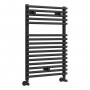 Teplo Round Ladder Radiator (500x730mm) - Black