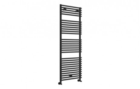 Teplo Round Ladder Radiator (500x1450mm) - Black