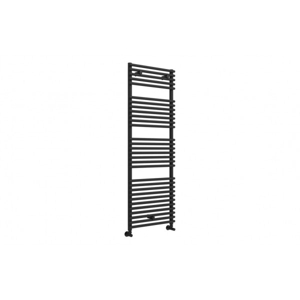 Teplo Round Ladder Radiator (500x1450mm) - Black