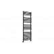 Teplo Round Ladder Radiator (500x1450mm) - Black