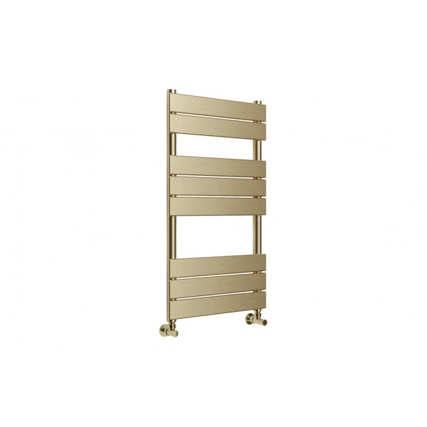 Trend Square Ladder Radiator (500x840mm) - Brushed Brass